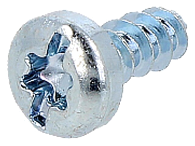 Schroef; voor kunststoffen; 4x10; Kop: cilinder; zaagsnede,Torx® Schroef; voor kunststoffen; 4x10; Kop: cilinder; zaagsnede,Torx®